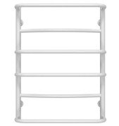 Полотенцесушитель водяной Deffi Аквамикс П6 400х700 боковое правое подключение белый C.AM.70.40.6.W.C