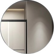 Дзеркало у ванній кімнаті Vivia White 70х70 см алюміній білий А0047430