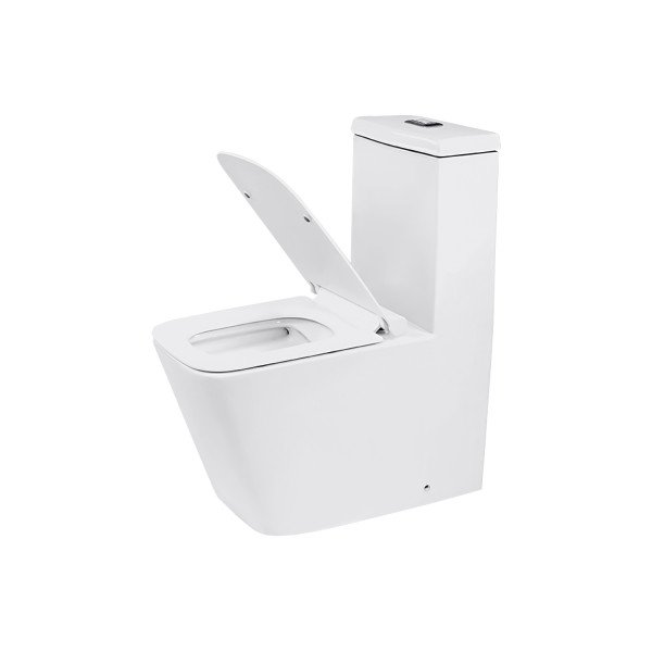 Унитаз компакт Insana Jager 36х66 см с бачком и сиденьем с крышкой керамика белый А0054424