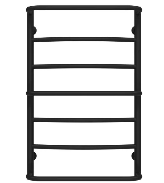 Полотенцесушитель водяной Deffi Аквамикс П7 500х800 боковое левое подключение черный C.AM.80.50.7.B.B