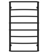 Полотенцесушитель водяной Deffi Аквамикс П8 500х900 боковое левое подключение черный C.AM.90.50.8.B.B