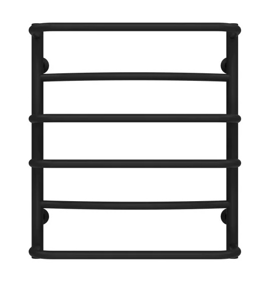 Полотенцесушитель водяной Deffi Аквамикс П6 500х600 боковое правое подключение черный C.AM.60.50.6.B.C