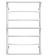 Полотенцесушитель водяной Deffi Аквамикс П7 500х800 боковое левое подключение белый C.AM.80.50.7.W.B