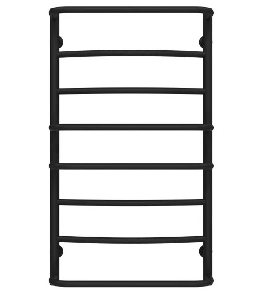 Сушка для рушників водяна Deffi Аквамікс П8 500х900 бічне ліве підключення чорний C.AM.90.50.8.B.B