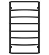 Сушка для рушників водяна Deffi Аквамікс П8 500х900 бічне ліве підключення чорний C.AM.90.50.8.B.B