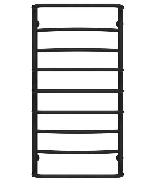 Полотенцесушитель водяной Deffi Аквамикс П9 500х1000 боковое правое подключение черный C.AM.100.50.9.B.C