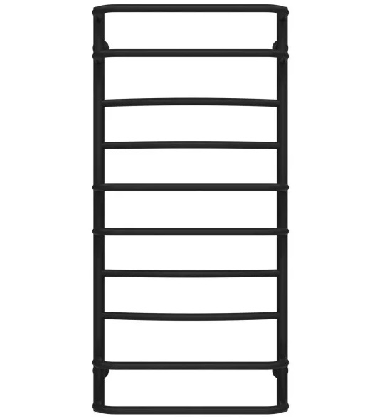 Полотенцесушитель водяной Deffi Аквамикс П10 500х1100 нижнее подключение черный C.AM.110.50.10.B.A