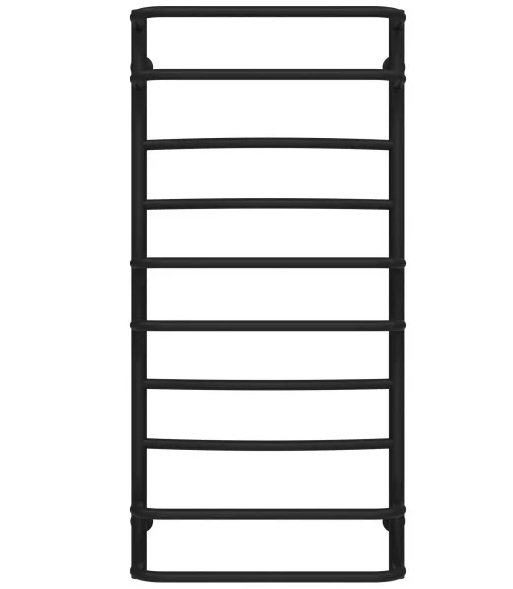 Сушка для рушників водяна Deffi Аквамікс П10 500х1100 бічне ліве підключення чорний C.AM.110.50.10.B.B