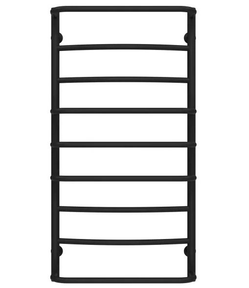 Сушка для рушників водяна Deffi Аквамікс П9 500х1000 бічне ліве підключення чорний C.AM.100.50.9.B.B