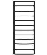 Полотенцесушитель водяной Deffi Аквамикс П12 500х1300 боковое левое подключение черный C.AM.130.50.12.B.B
