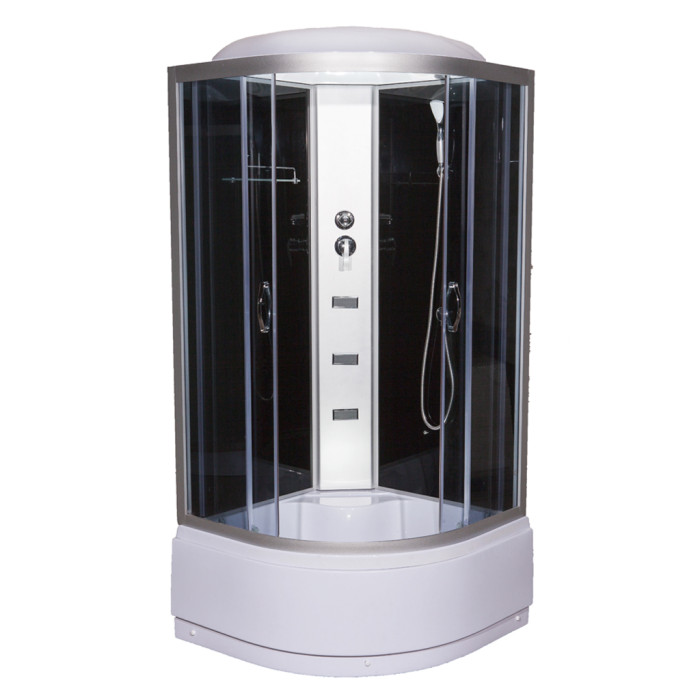 Гідромасажний бокс Vivia 95 RC 90х90 профіль сатин/тоноване скло А0027250