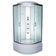 Гидромассажный бокс Vivia W 95 RC 90х90 профиль сатин/тонированное стекло А0035811