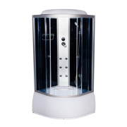 Гидромассажный бокс Vivia Eco 95 CH 90х90 профиль сатин/тонированное стекло А0015318