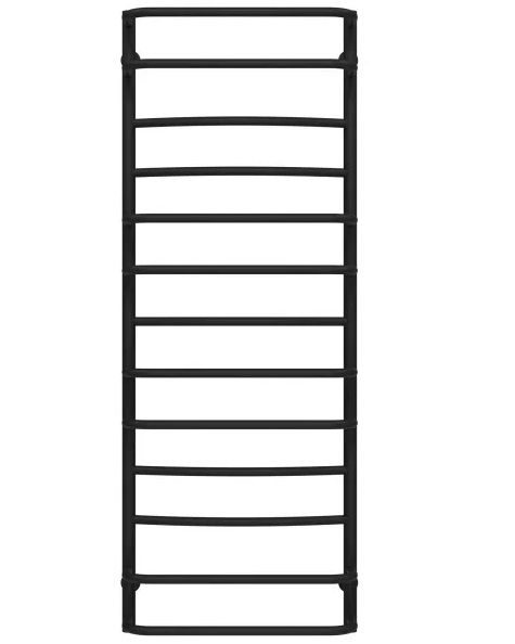 Полотенцесушитель водяной Deffi Аквамикс П13 500х1400 боковое левое подключение черный C.AM.140.50.13.B.B