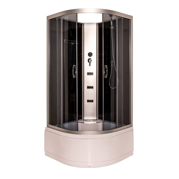 Гідромасажний бокс Vivia Eco 9934 RC 90х90 профіль сатин/тоноване скло А0047459