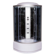 Гидромассажный бокс Vivia 95 Print RC 90х90 профиль сатин/тонированное стекло А0042381