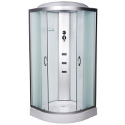Гидромассажный бокс Vivia 61 RC W 90х90 профиль сатин/матовое стекло А0035276