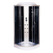 Гидромассажный бокс Vivia Eco 61 CH 90х90 профиль сатин/тонированное стекло А0021412