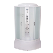 Гидромассажный бокс Vivia Eco W 95 CH 90х90 профиль сатин/тонированное стекло А0025260