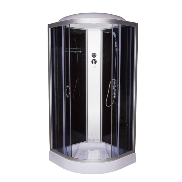 Гидромассажный бокс Vivia 61 RC BF 90х90 профиль сатин/тонированное стекло А0042378