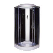 Гидромассажный бокс Vivia 61 RC BF 90х90 профиль сатин/тонированное стекло А0042378