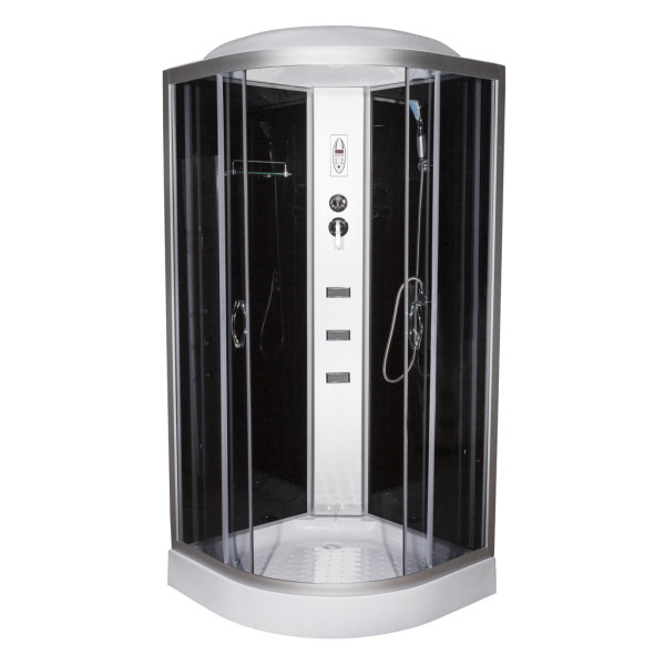 Гидромассажный бокс Vivia 61 RC R 90х90 профиль сатин/тонированное стекло А0027253