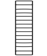Полотенцесушитель водяной Deffi Аквамикс П15 500х1600 боковое левое подключение черный C.AM.160.50.15.B.B