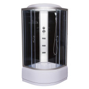 Гидромассажный бокс Vivia 96 RC 100х100 профиль сатин/тонированное стекло А0027254