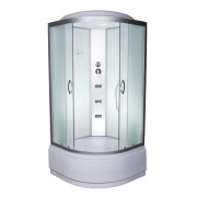 Гидромассажный бокс Vivia 96 RC W 100х100 профиль сатин/тонированное стекло А0042382