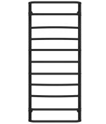 Сушка для рушників водяна Deffi Аквамікс П11 500х1200 бічне ліве підключення чорний C.AM.120.50.11.B.B