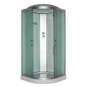 Гидромассажный бокс Vivia 60 W RC BF 80х80 профиль сатин/матовое стекло А0048858