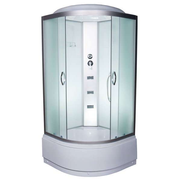 Гідромасажний бокс Vivia W 95 RC 90х90 профіль сатин/тоноване скло А0035811