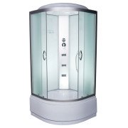 Гидромассажный бокс Vivia W 95 RC 90х90 профиль сатин/тонированное стекло А0035811