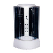 Гидромассажный бокс Vivia Eco 95 CH 90х90 профиль сатин/тонированное стекло А0015318