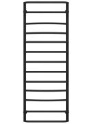 Полотенцесушитель водяной Deffi Аквамикс П13 500х1400 боковое левое подключение черный C.AM.140.50.13.B.B