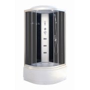 Гидромассажный бокс Vivia 95 R RC 90х90 профиль сатин/тонированное стекло А0027251