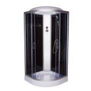 Гідромасажний бокс Vivia 61 RC BF 90х90 профіль сатин/тоноване скло А0042378
