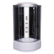 Гидромассажный бокс Vivia 96 RC 100х100 профиль сатин/тонированное стекло А0027254