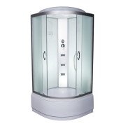 Гидромассажный бокс Vivia 96 RC W 100х100 профиль сатин/тонированное стекло А0042382