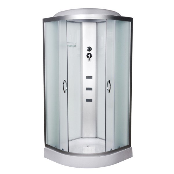 Гідромасажний бокс Vivia 62 RC W 100х100 профіль сатин/матове скло А0046448