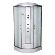 Гідромасажний бокс Vivia 62 RC W 100х100 профіль сатин/матове скло А0046448