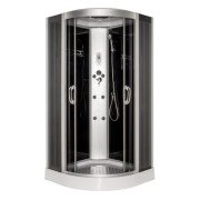 Гидромассажный бокс Vivia 163 RC 100х100 профиль сатин/тонированное стекло А0055512