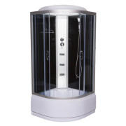 Гідромасажний бокс Vivia 110 RC 110х110 профіль сатин/тоноване скло А0053566