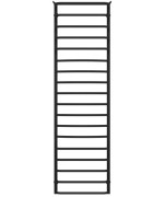 Полотенцесушитель водяной Deffi Юность П18 500х1800 нижнее подключение черный C.YU.180.50.18.B.A