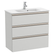 Тумба с раковиной Roca GAP Unik 80,5x38 см ДСП серый A851499447