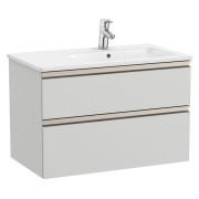 Тумба з раковиною Roca GAP Unik 80,5x46 см ДСП сірий A851480447