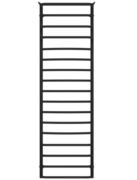 Полотенцесушитель водяной Deffi Юность П17 500х1700 боковое правое подключение черный C.YU.170.50.17.B.C