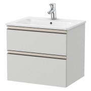 Тумба с раковиной Roca GAP Unik 60,5x46 см ДСП серый A851476447