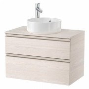 Тумба под раковину Roca GAP 80x46 см ДСП северный ясень A851501434