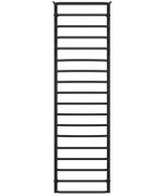 Полотенцесушитель водяной Deffi Юность П18 500х1800 нижнее подключение черный C.YU.180.50.18.B.A